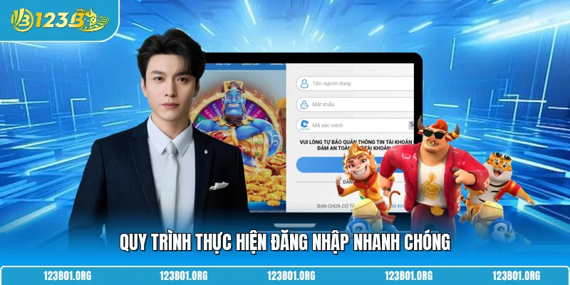 Quy trình thực hiện đăng nhập nhanh chóng